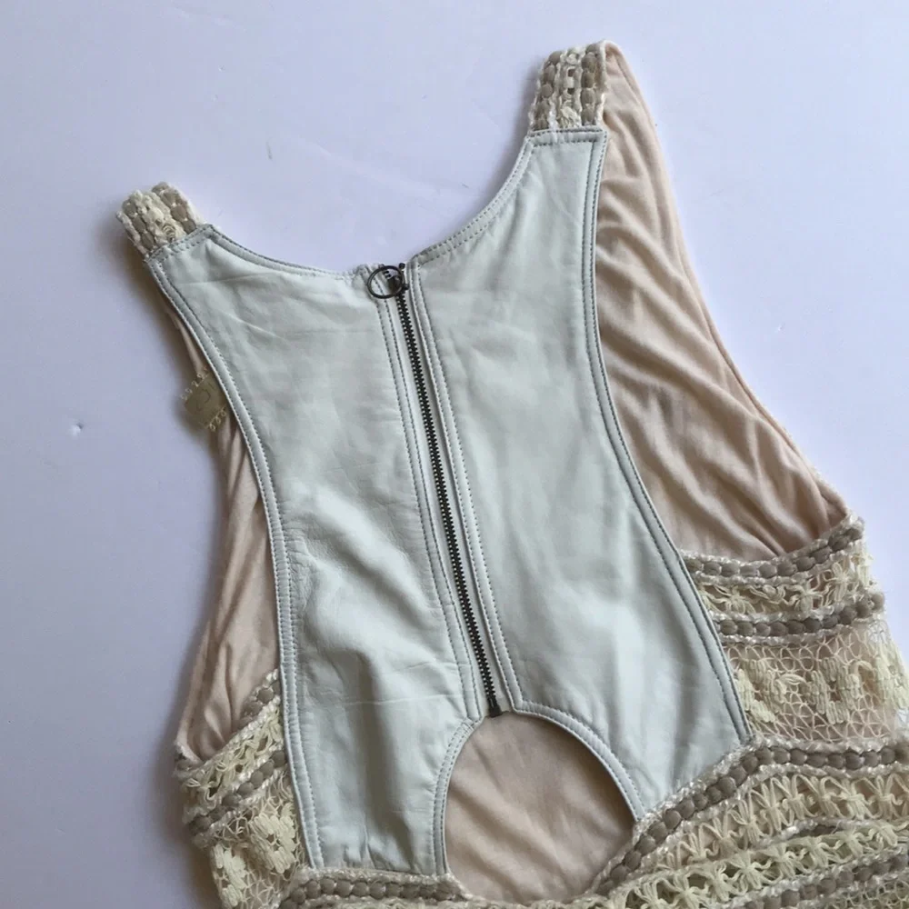 SOLD FP New Romantics XS Valkyrie Lace Crochet Bodycon Dress Free People - Picture 11 of 13
